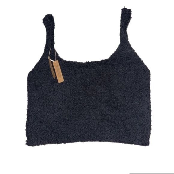NWT SKIMS COZY KNIT TANK in onyx size L/XL - Picture 6 of 6